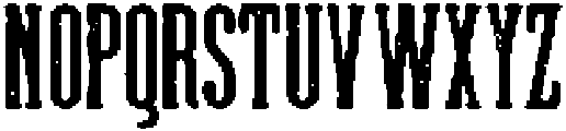 Rodeo Night Rough otf (400) Font LOWERCASE