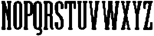 Rodeo Night otf (400) Font LOWERCASE