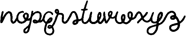 Rodeo Regular otf (400) Font LOWERCASE