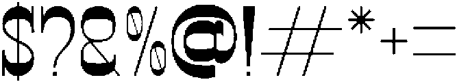 RodeoWestwood otf (400) Font OTHER CHARS