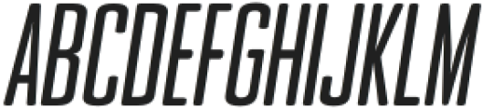 Rodge Italic otf (400) Font LOWERCASE