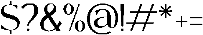 Rodhetty Regular otf (400) Font OTHER CHARS
