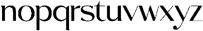 Rodhetty Regular otf (400) Font LOWERCASE