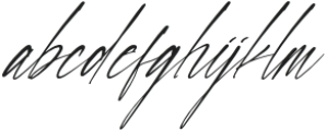 Rodiant Mirage Italic otf (400) Font LOWERCASE