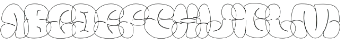 Rodino Outline otf (400) Font UPPERCASE