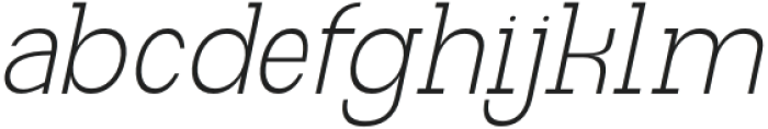 Rofane Mono Extra Light Italic otf (200) FONT