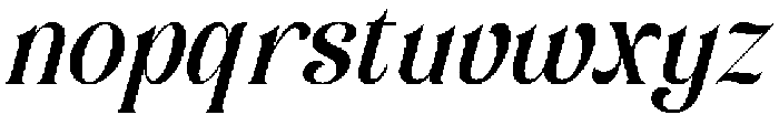 Roffelia otf (400) Font LOWERCASE