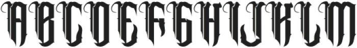 Roffes Brawry Regular otf (400) Font UPPERCASE