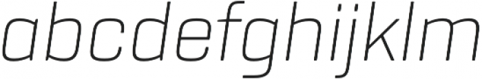 Rogan ExtraLight Italic otf (200) Font LOWERCASE