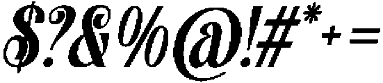 Rogarillos Italic otf (400) Font OTHER CHARS