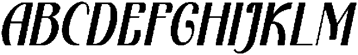Rogarillos Italic otf (400) Font UPPERCASE