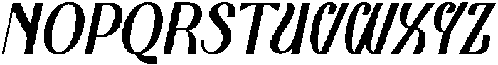 Rogarillos Italic otf (400) Font UPPERCASE