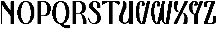 Rogarillos Regular otf (400) Font UPPERCASE