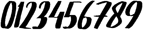 Roger Bold Italic otf (700) Font OTHER CHARS