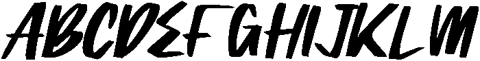 Roger Bold Italic otf (700) Font UPPERCASE