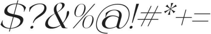 Roghiska Italic otf (400) Font OTHER CHARS