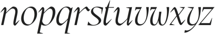 Rogik Extralight Italic otf (200) Font LOWERCASE