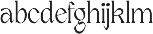 Rogik Extralight otf (200) Font LOWERCASE