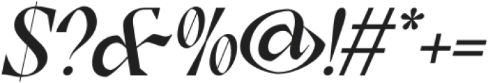 Rogik Italic otf (400) Font OTHER CHARS