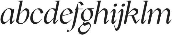 Rogik Light Italic otf (300) Font LOWERCASE