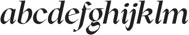 Rogik Medium Italic otf (500) Font LOWERCASE