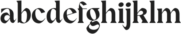 Rogik Semibold otf (600) Font LOWERCASE