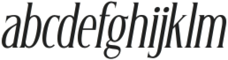 Rogshire Slanted Slant Regular otf (400) Font LOWERCASE