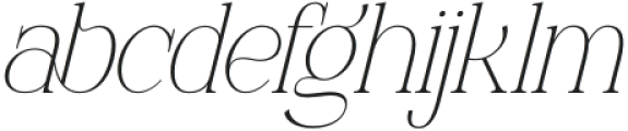 Rogue Alegra Italic otf (400) Font LOWERCASE