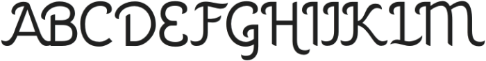 Rohanna Regular otf (400) Font UPPERCASE