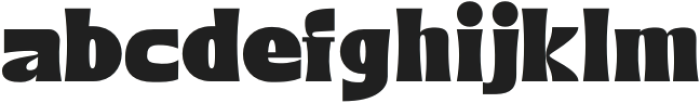 Rohgaz Regular otf (400) Font LOWERCASE