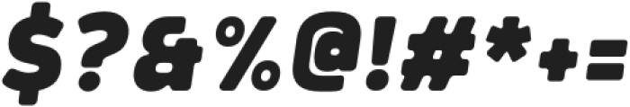 Rohyt ExtraBold Italic otf (700) Font OTHER CHARS