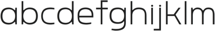 Rohyt Geometric ExtraLight otf (200) Font LOWERCASE