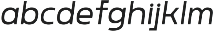 Rohyt Geometric Light Italic otf (300) Font LOWERCASE