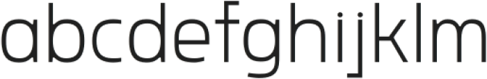 Rohyt Geometric Slim ExtraLight otf (200) Font LOWERCASE