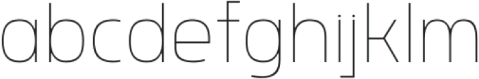 Rohyt Geometric Slim Thin otf (100) Font LOWERCASE