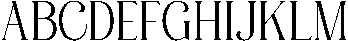 Roilega Light otf (300) Font UPPERCASE