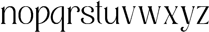 Roilega Light otf (300) Font LOWERCASE