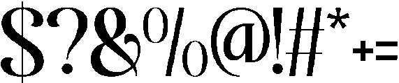 Roilega Medium otf (500) Font OTHER CHARS