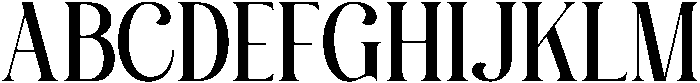 Roilega Medium otf (500) Font UPPERCASE