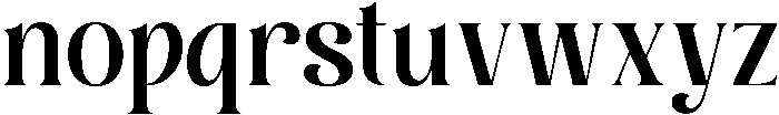 Roilega Semi Bold otf (600) Font LOWERCASE