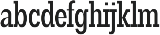 Roisin Slab Regular otf (400) Font LOWERCASE