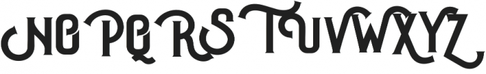 Roister Typeface otf (400) Font UPPERCASE
