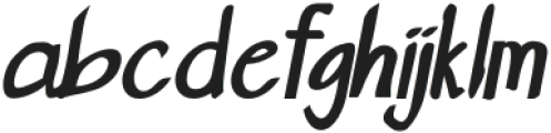 Rokas Medium Italic otf (500) Font LOWERCASE