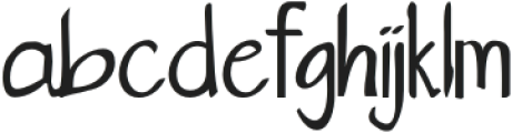 Rokas Regular otf (400) Font LOWERCASE