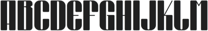 Rokexina Regular otf (400) Font UPPERCASE