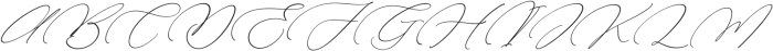 Rokuna Alenthush Script Italic otf (400) Font UPPERCASE