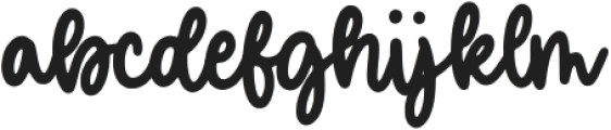 Roleyfox otf (400) Font LOWERCASE