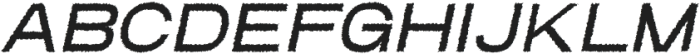 Rolide Rough Italic otf (400) Font UPPERCASE