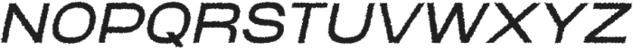 Rolide Rough Italic otf (400) Font UPPERCASE