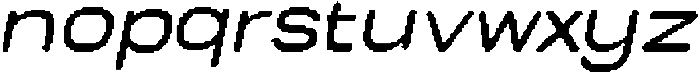 RolideRoundedPixel-Regular otf (400) Font LOWERCASE